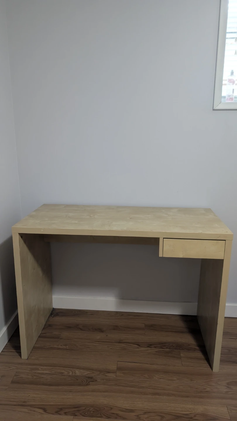 Wooden Desk with Drawer - photo 2