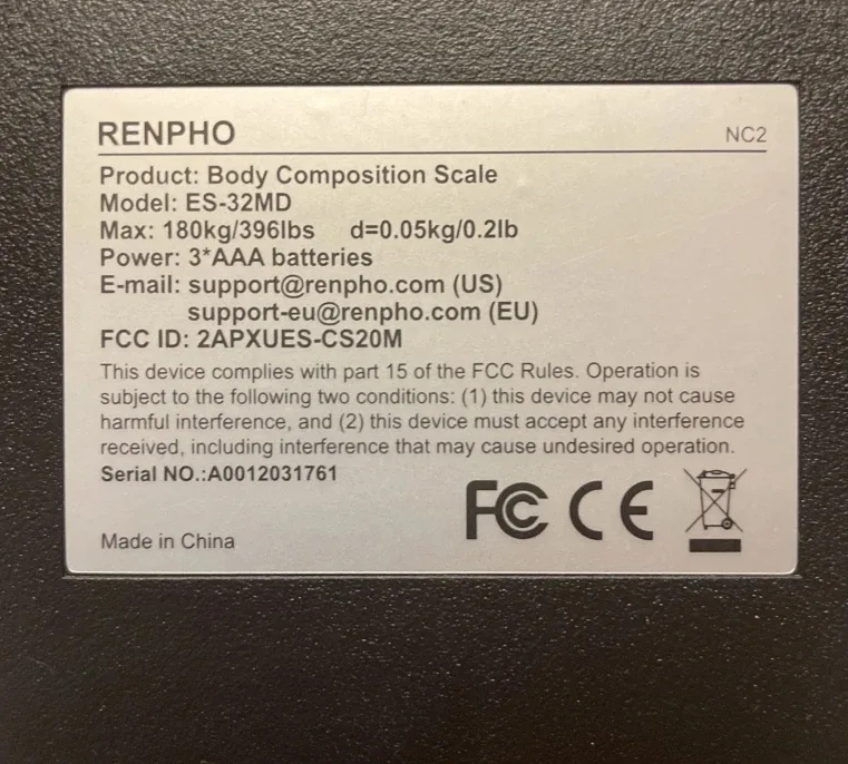 🏋‍♂️ Renpho Body Composition Scale ES-32MD 🏋‍♀️ ⚖️ image indicator(4)