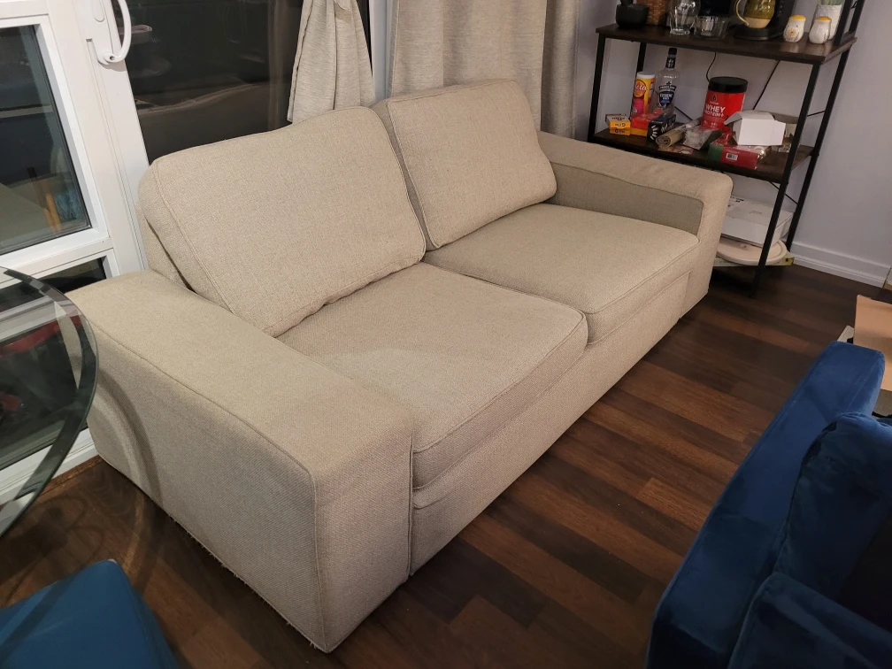 Beige IKEA Kivik Sofa