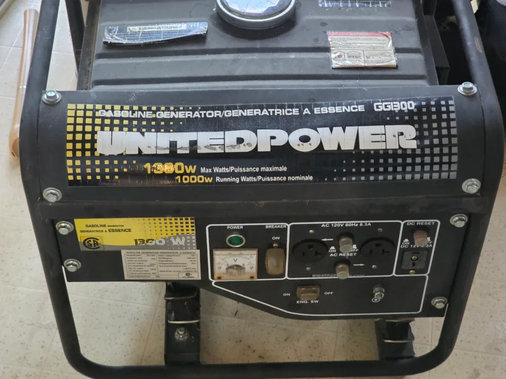 United Power GG3000 Gasoline Generator