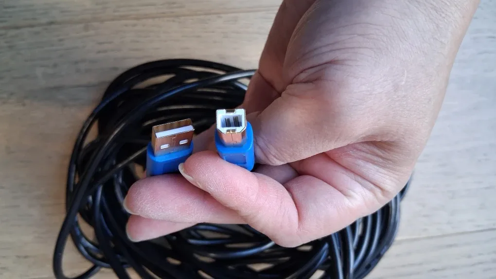 USB A to USB B Printer Cable, 9m Long image indicator(3)