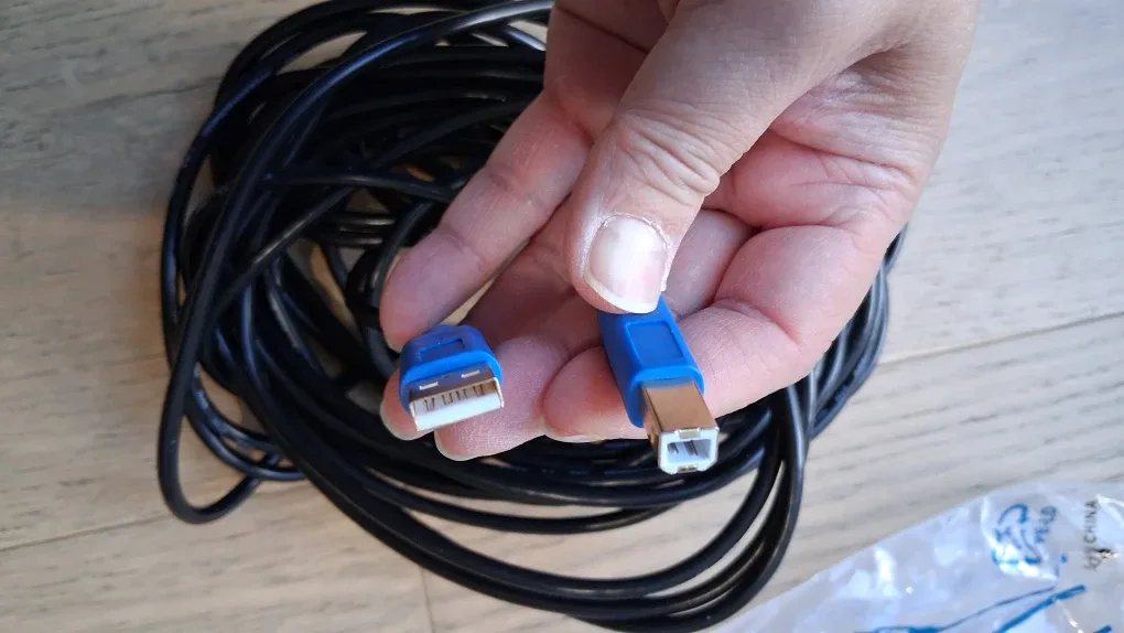 USB A to USB B Printer Cable, 9m Long image indicator(4)