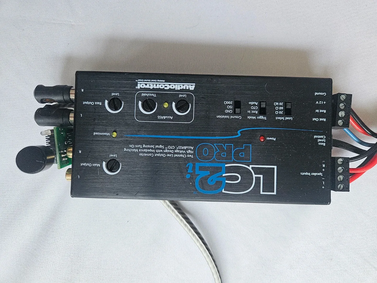 AudioControl LC2i Pro & JL Audio XD600/1v2 Amp image indicator(2)