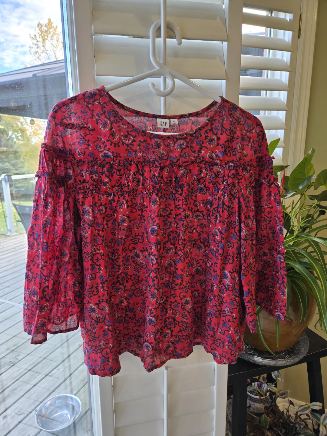 Gap Floral Blouse - Size S - photo 2