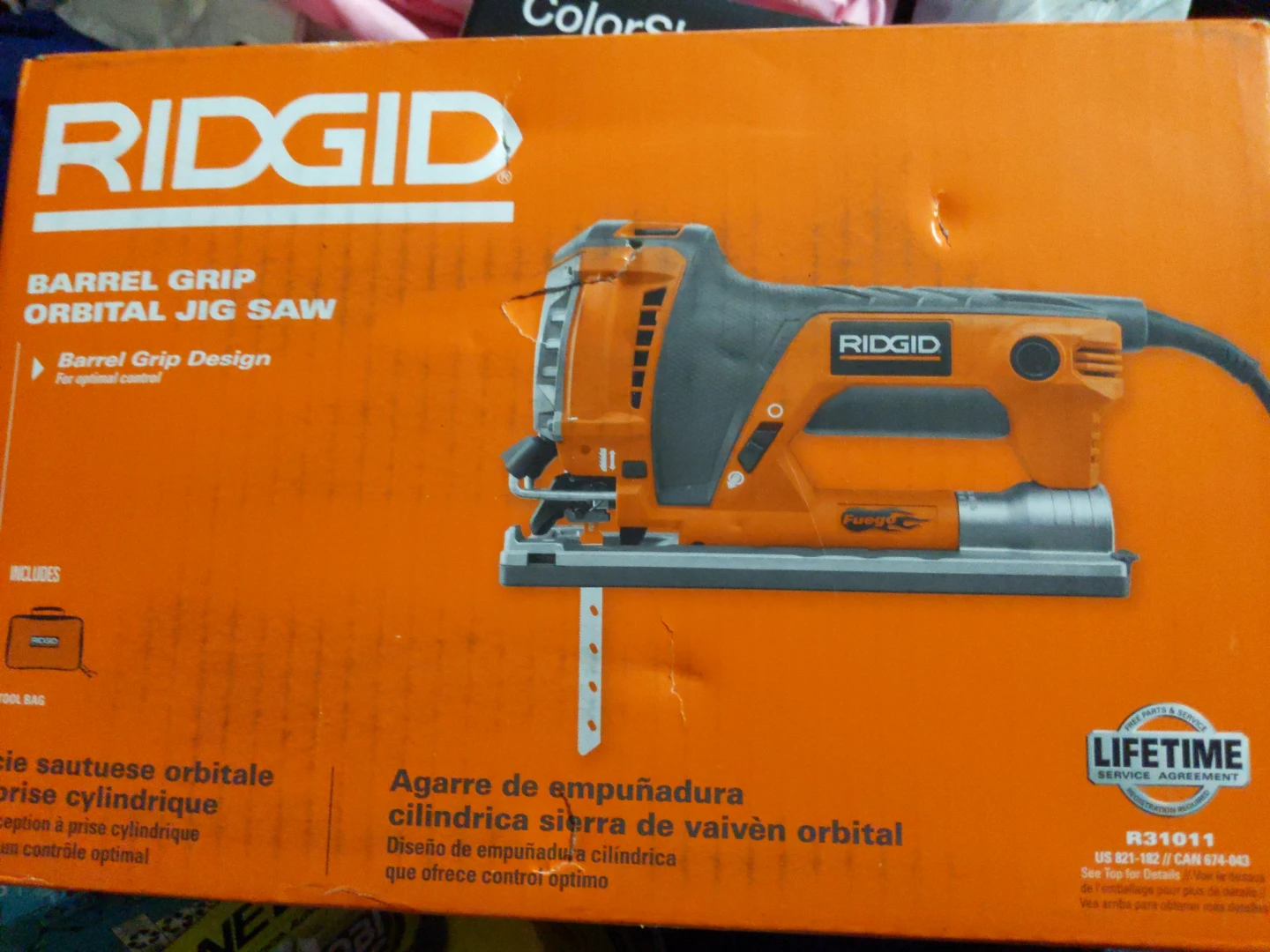 Ridgid Barrel Grip Orbital Jig Saw - New in Box! - photo 3