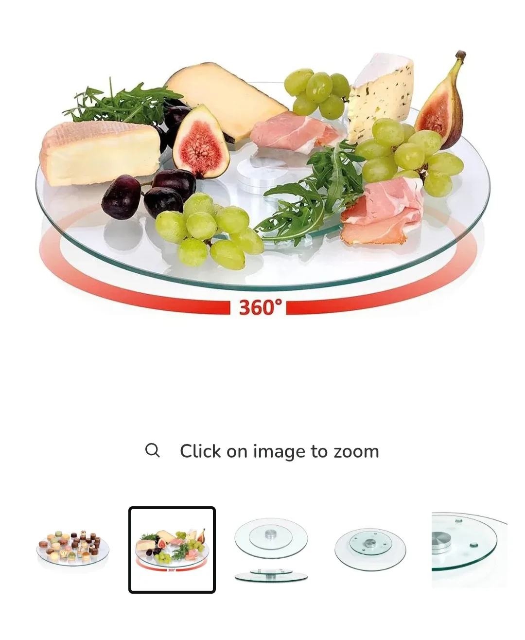 Geezy Lazy Susan Rotating Turntable 25cm