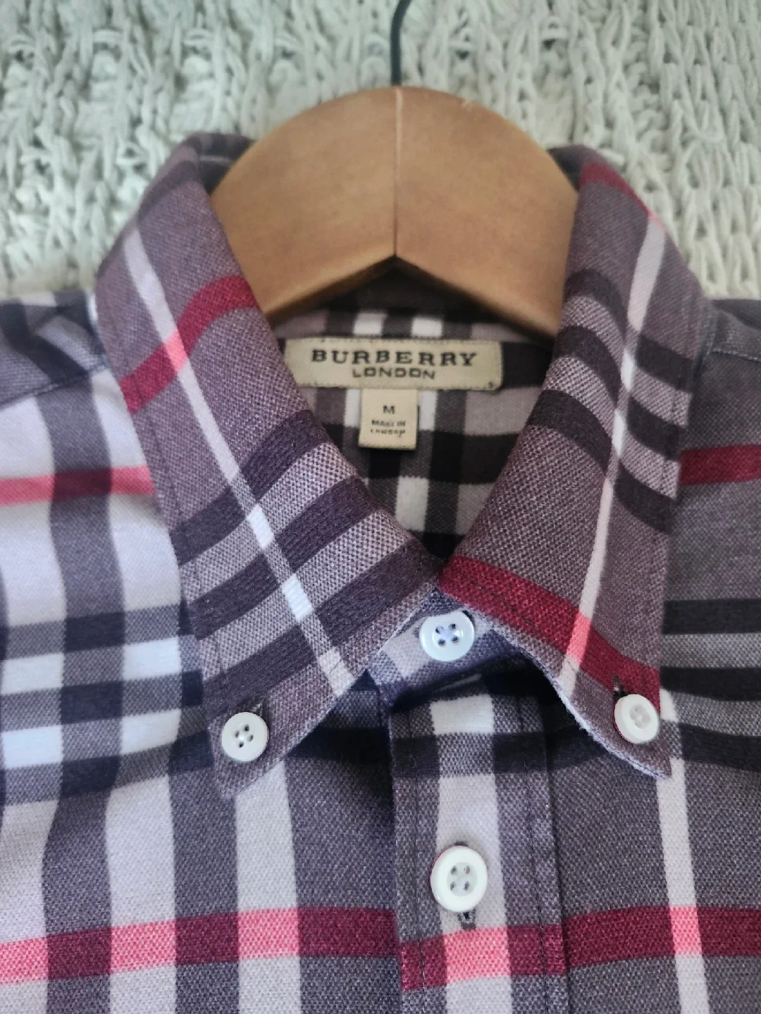 Burberry London Plaid Shirt - Size M image indicator(3)