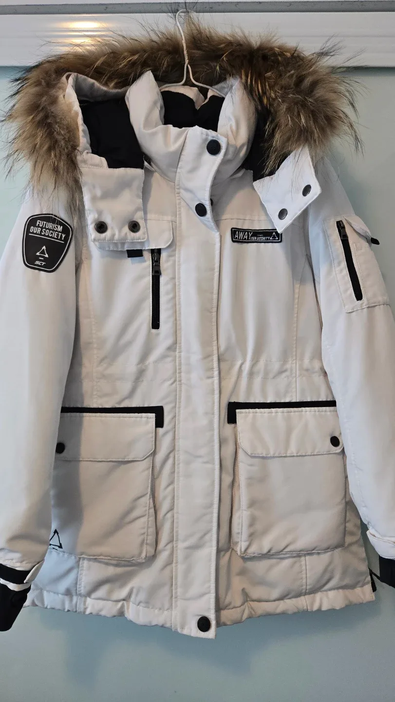 Our Society 13 White Winter Parka image indicator(5)