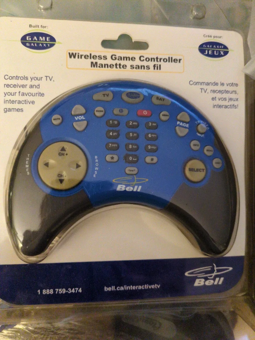 Bell Wireless Game Controller - New in Package!