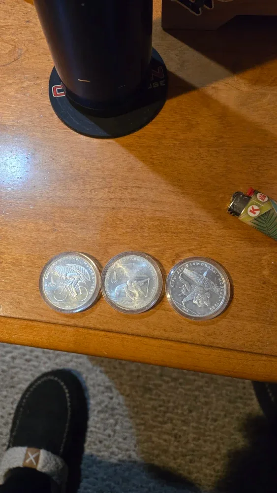 SILVER 1980 Moscow Olympics Commemorative Coins