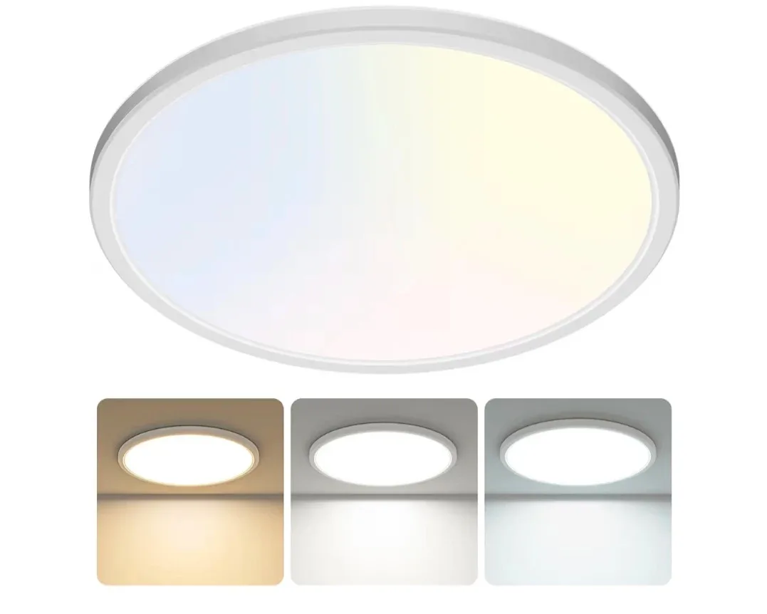 White 23-inch LED Ceiling Light - New!