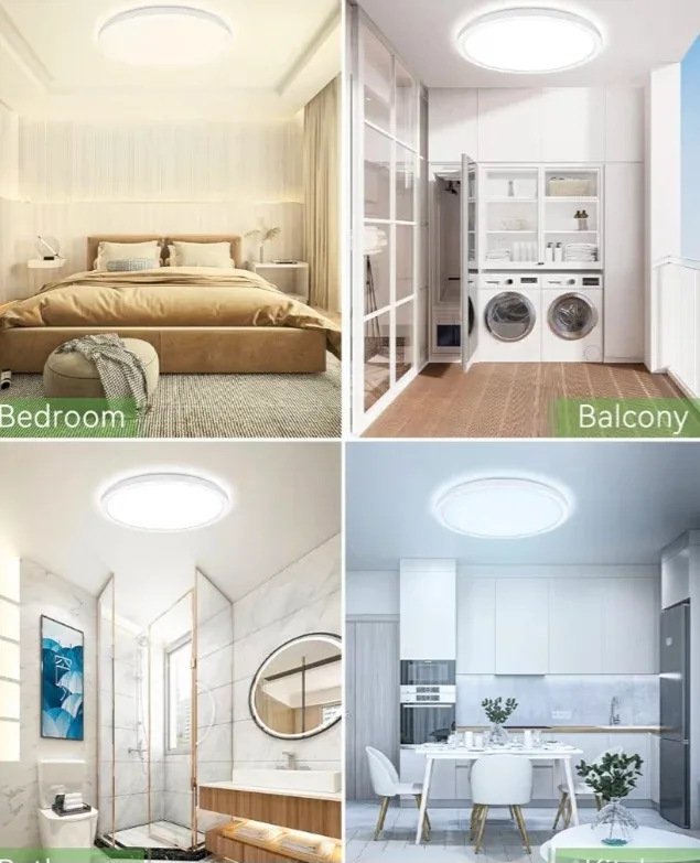 White 23-inch LED Ceiling Light - New! image indicator(7)