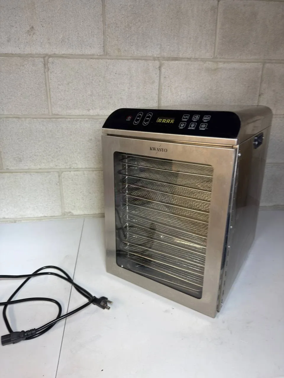 Kwasyo Food Dehydrator Machine, 12 Trays ALL Stainless Steel image indicator(2)