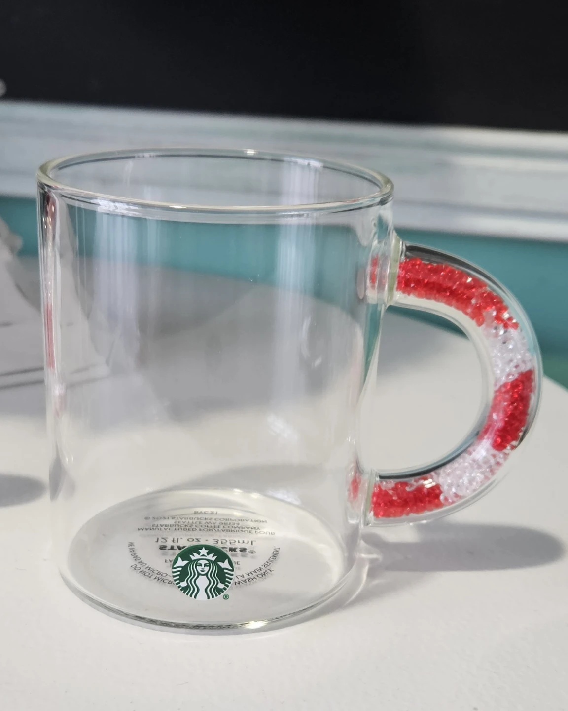 Starbucks candycane glass mugs - photo 3
