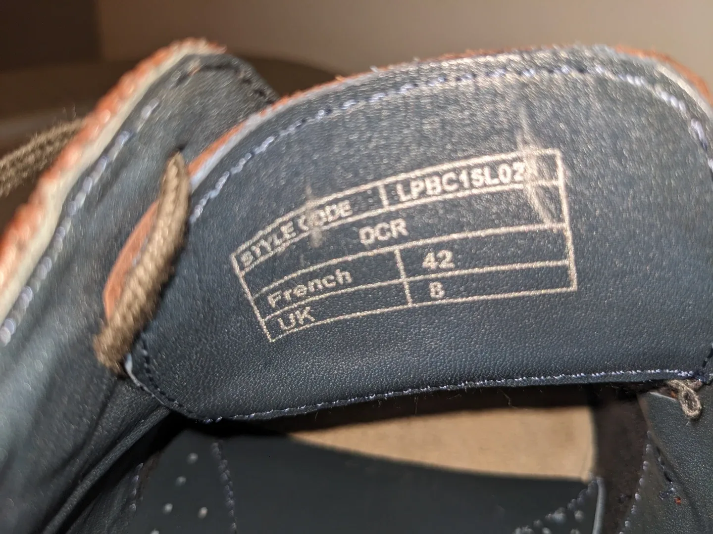 Louis Philippe Brown Leather Formal Dress Shoes - Size US 9 image indicator(5)