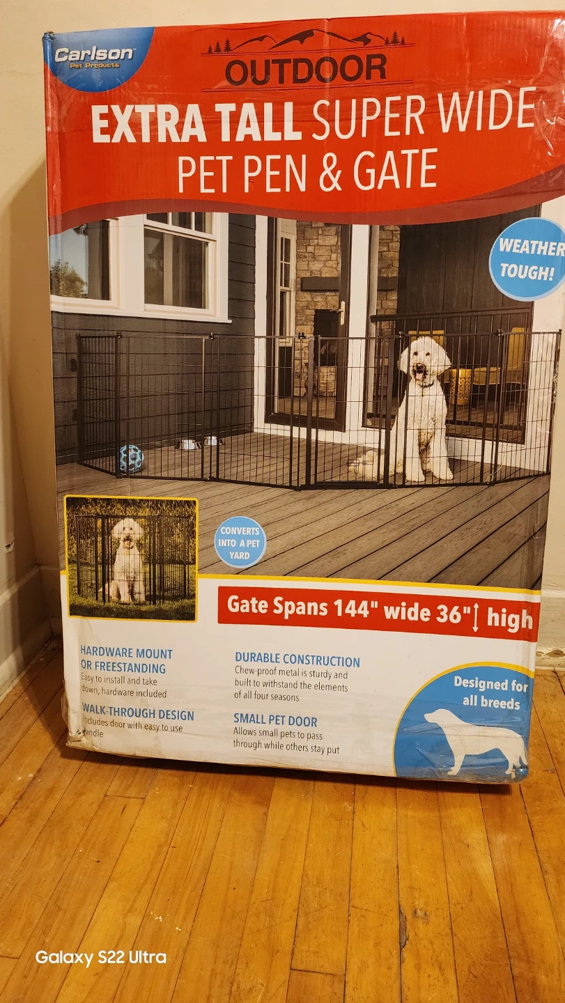 Carlson Extra Tall Super Wide Play Pen & Gate - photo 2