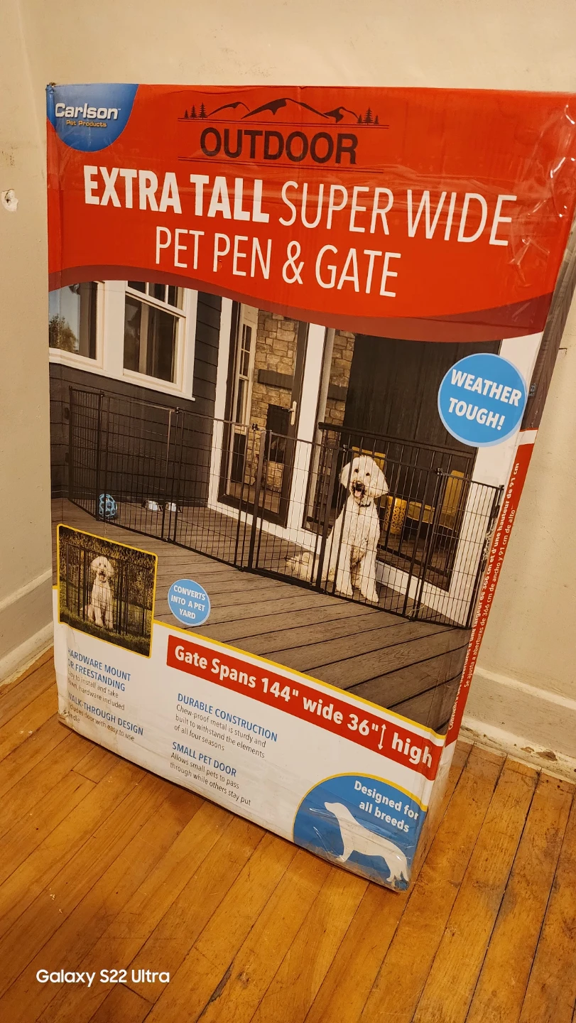 Carlson Extra Tall Super Wide Play Pen & Gate - photo 3