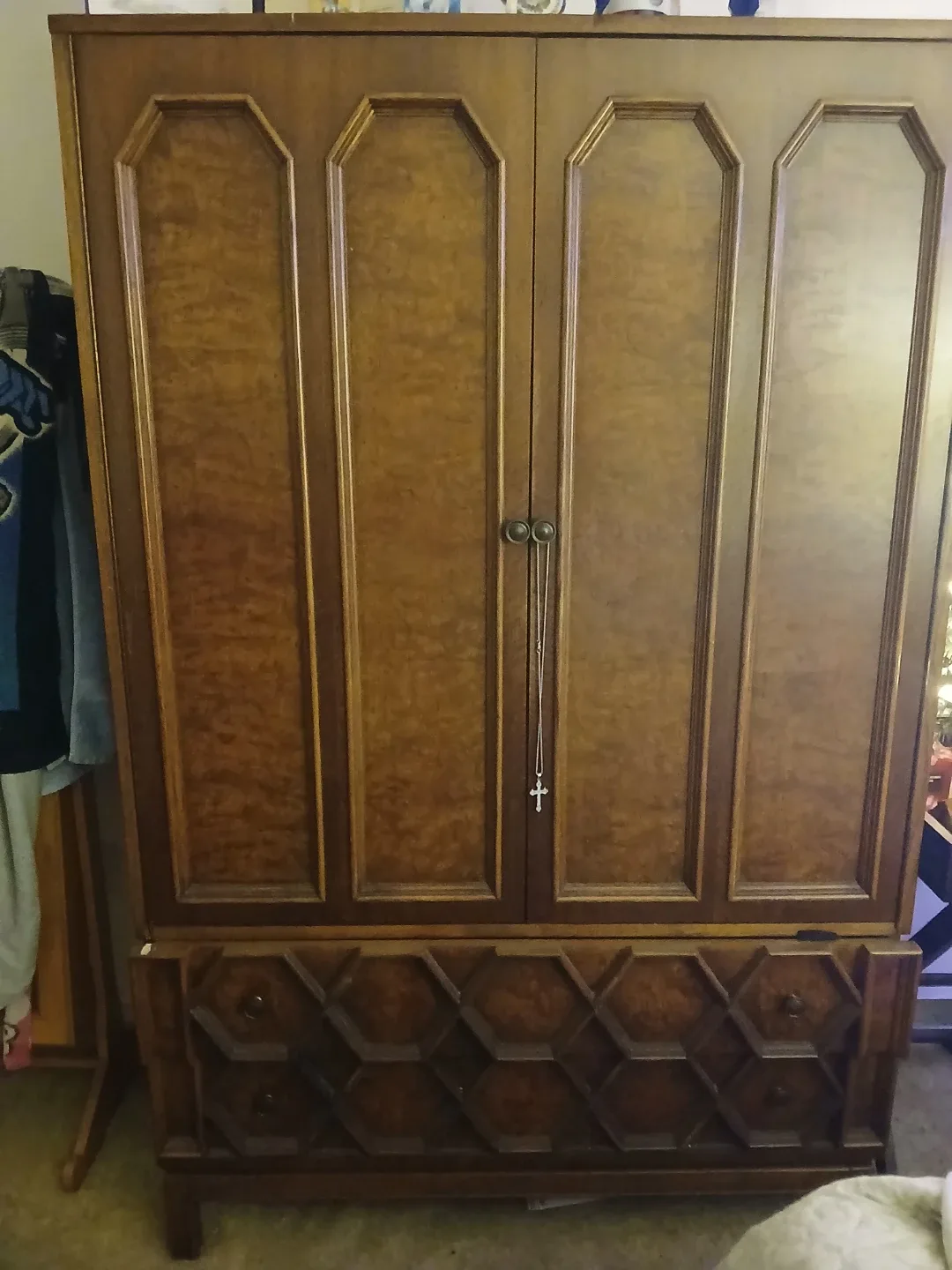 Vintage Wooden Armoire image indicator(2)