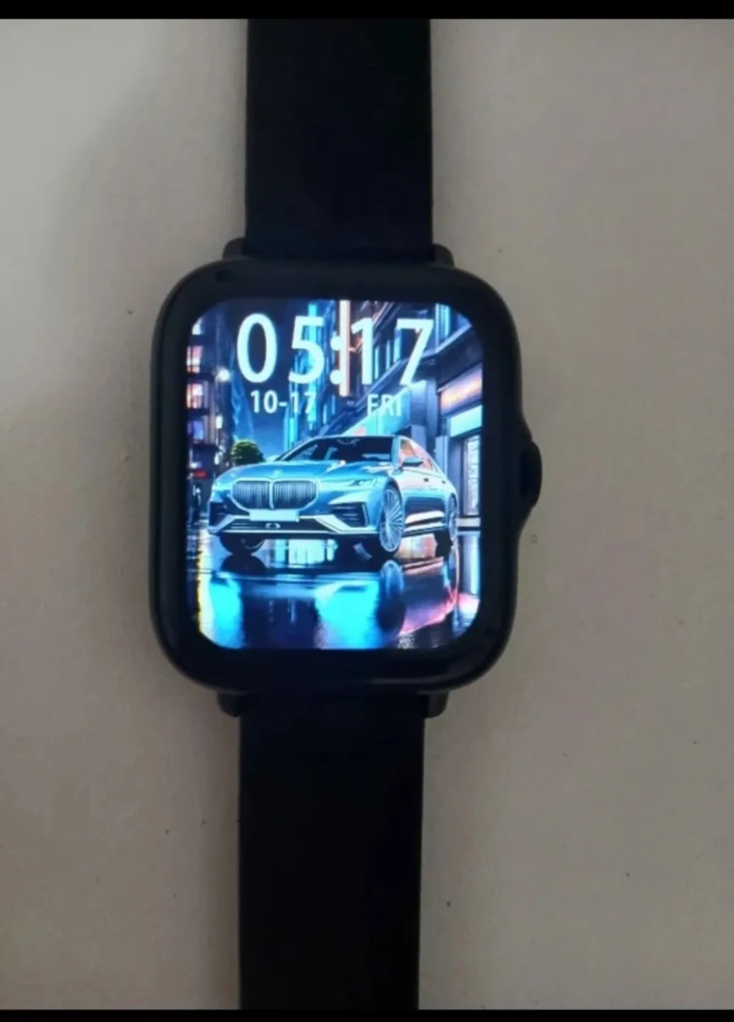 Black Smart Watch with Charger image indicator(4)