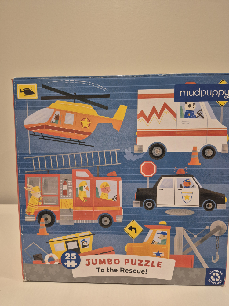 Mudpuppy Jumbo Puzzle To the Rescue! (25 Piece) - photo 3