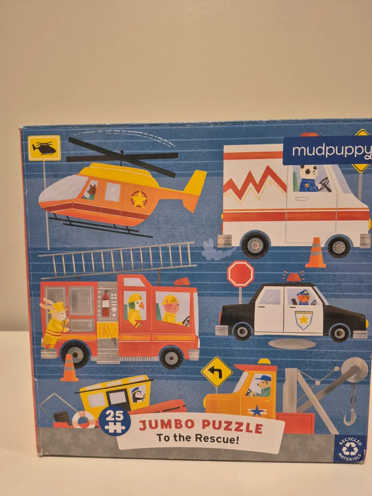 Mudpuppy Jumbo Puzzle To the Rescue! (25 Piece) image indicator(3)