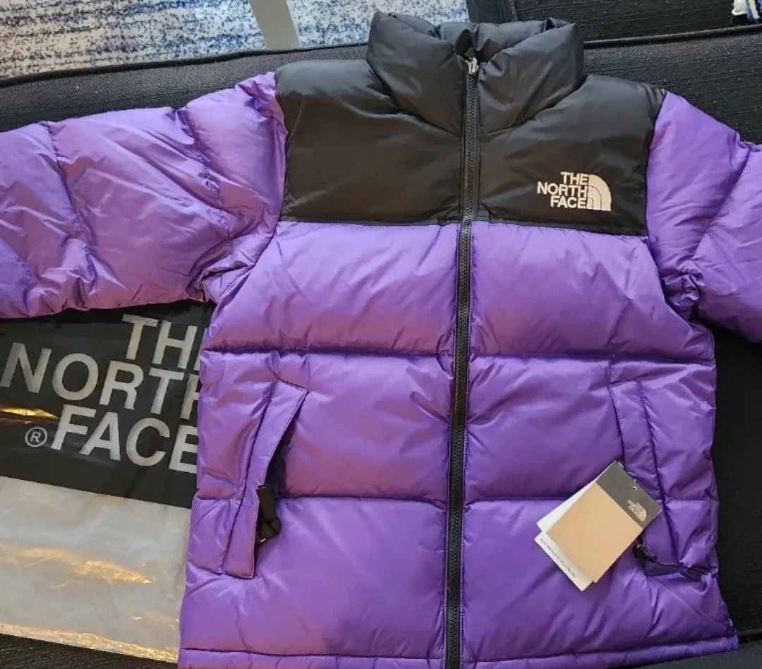 The North Face Puffer Jacket Purple/Black