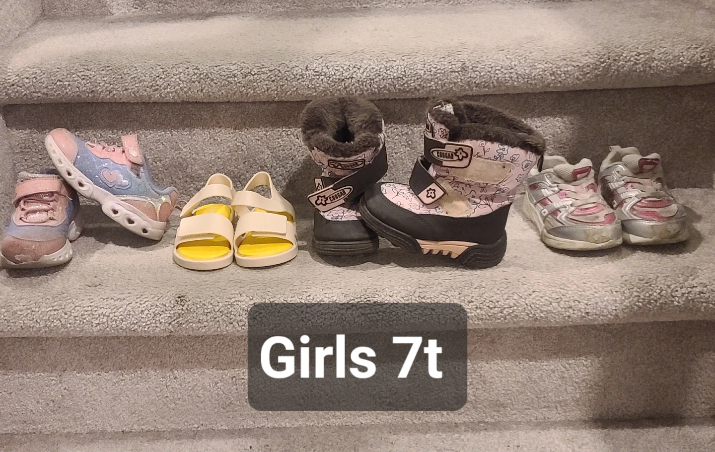 Mixed Lot Baby & Girl Shoes, Sizes Vary - photo 2