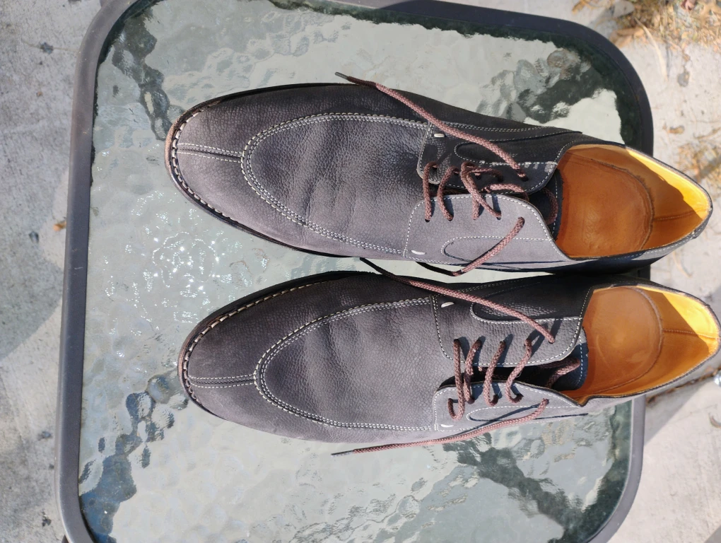 Paraboot Daley France Gray Leather Shoes