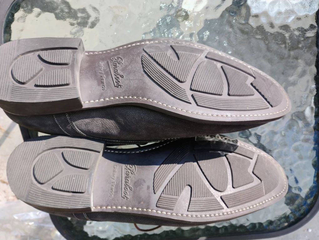 Paraboot Daley France Gray Leather Shoes - photo 3