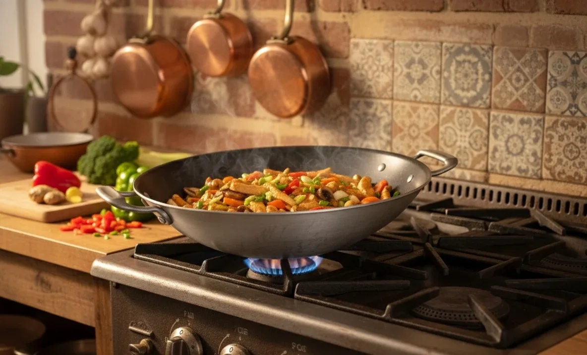Large Paderno Wok. Last Call