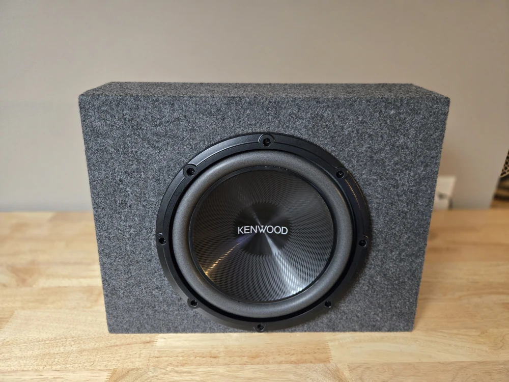 Brand NEW 12” kenwood subwoofer with Slim Sealed Enclosure - photo 2