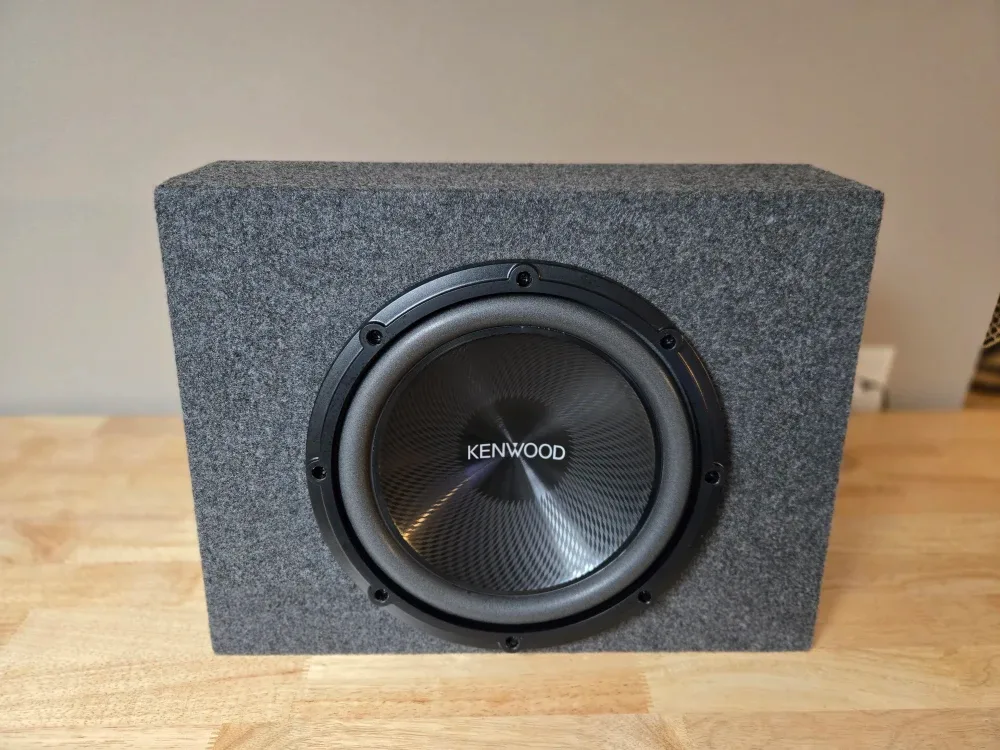Brand NEW 12” kenwood subwoofer with Slim Sealed Enclosure image indicator(2)