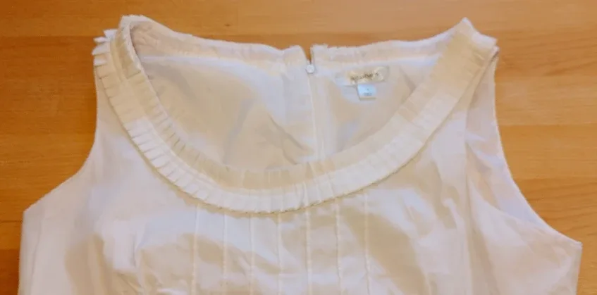 Dressbarn White Dress - Size 16 image indicator(3)