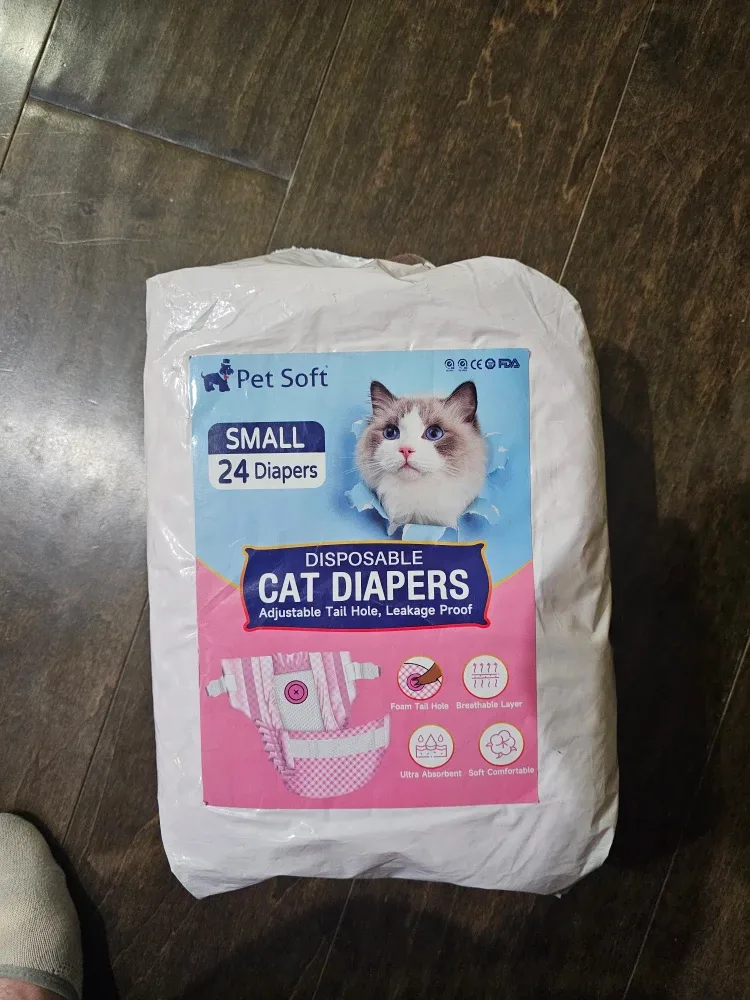 Pet Soft Disposable Cat & Dog Diapers for Females in Heat ..