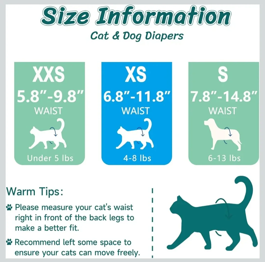Pet Soft Disposable Cat & Dog Diapers for Females in Heat .. image indicator(4)