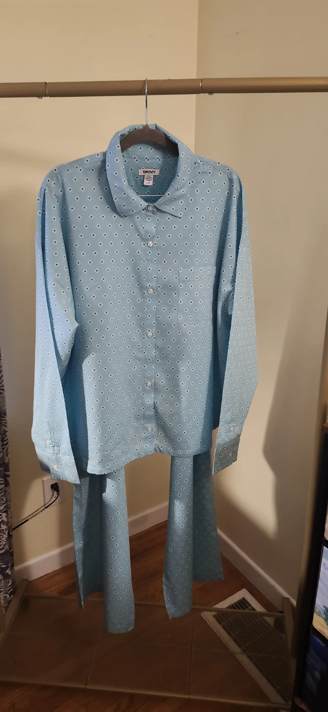 Brand New DKNY Blue Pajama Set - Size L