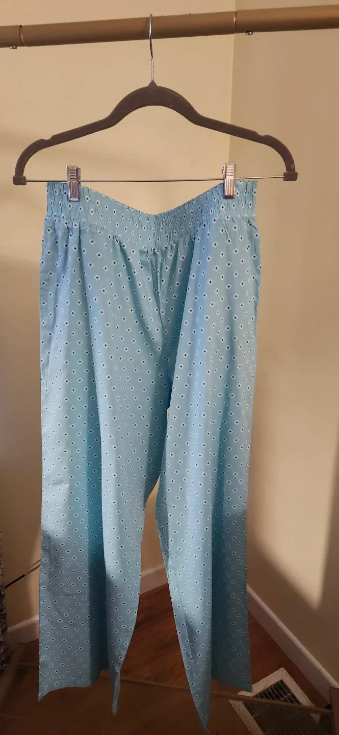 Brand New DKNY Blue Pajama Set - Size L image indicator(3)