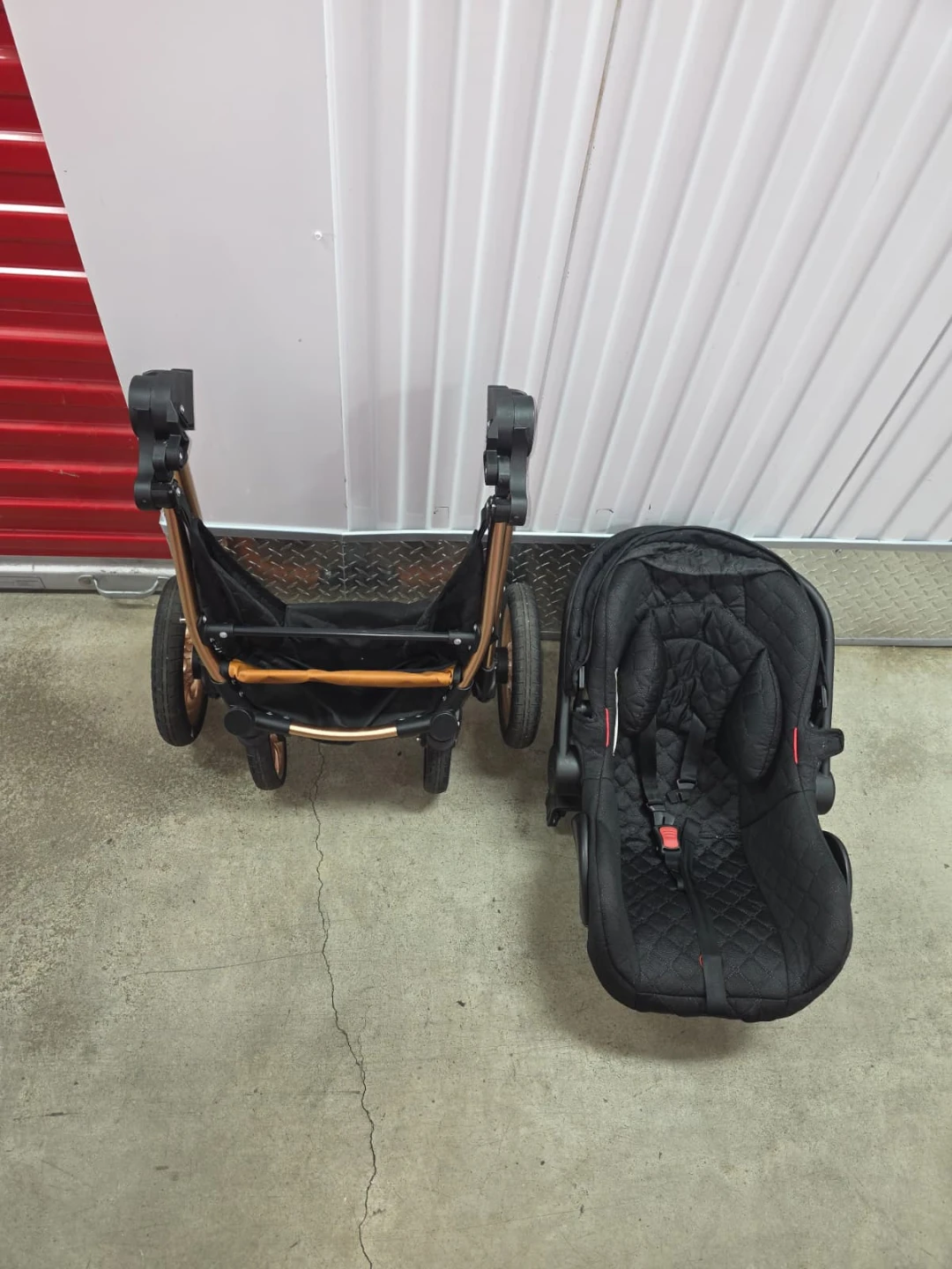 Black & copper  Gold Baby Stroller - photo 2