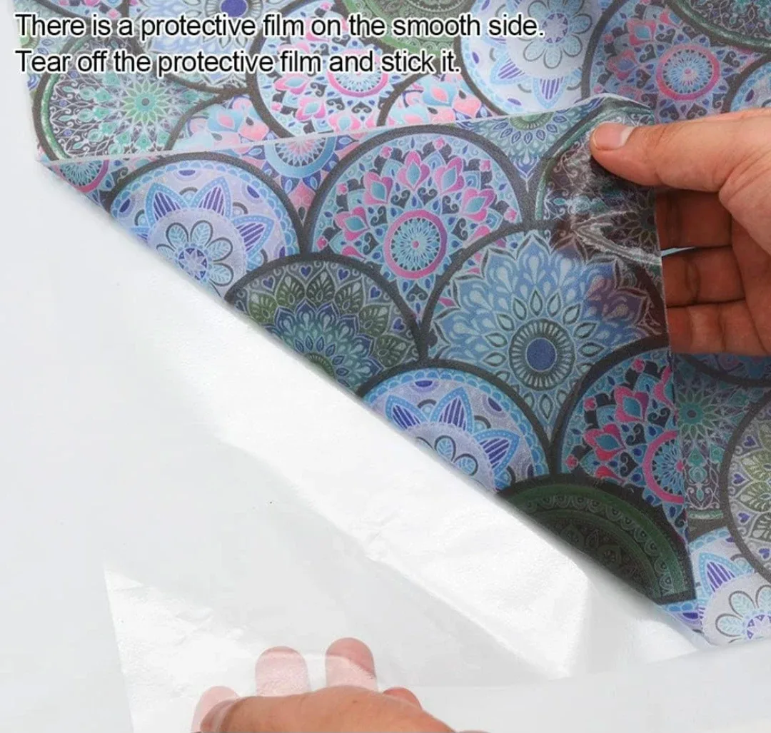 Bohemian Decorative Window Film, New 23.6"x39.3" image indicator(7)