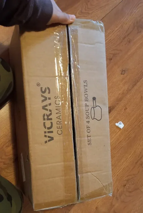 Vicrays Ceramics Soup Bowls Set of 2 - New in Box! image indicator(4)