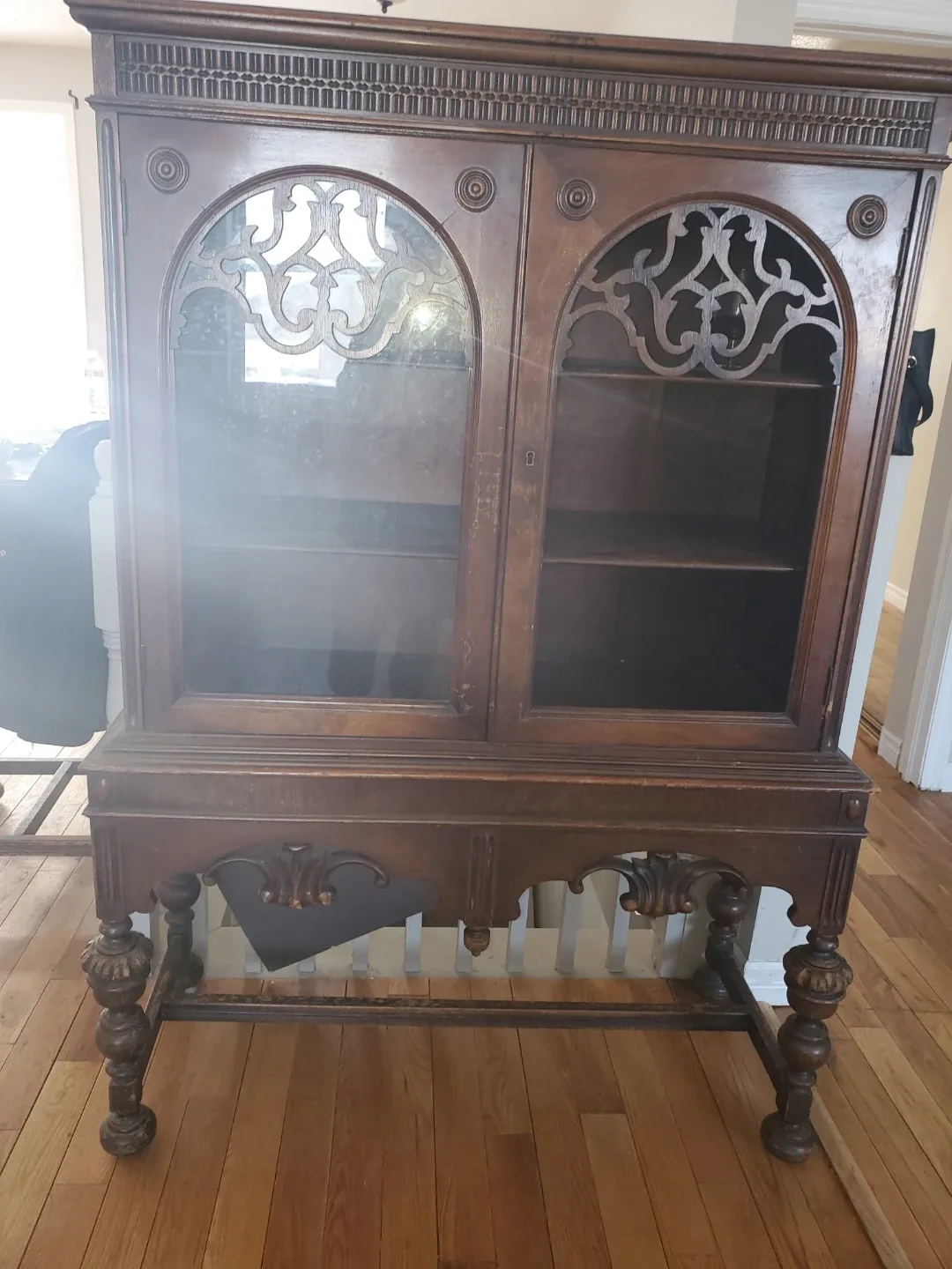 Antique Wooden China Cabinet