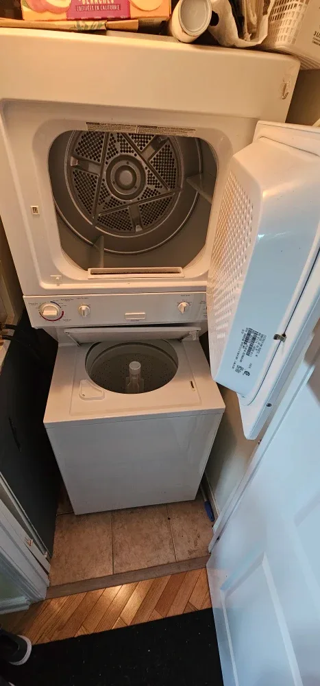 White Stacked Washer and Dryer image indicator(4)