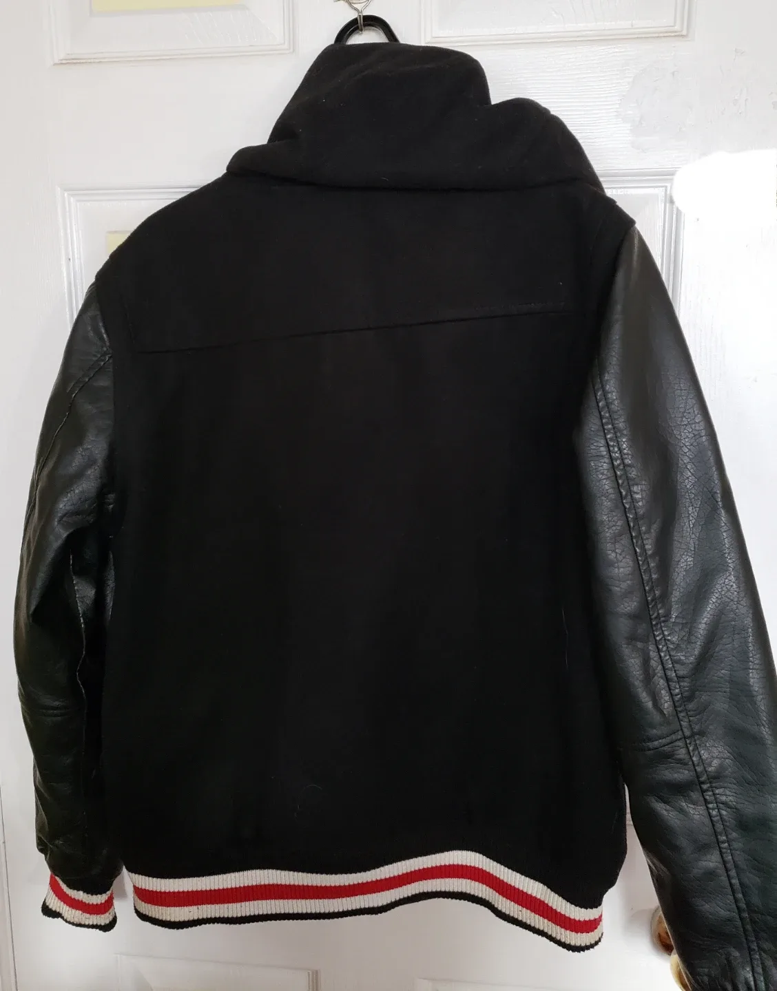 Canada Weather Gear Black Varsity men's Jacket image indicator(2)