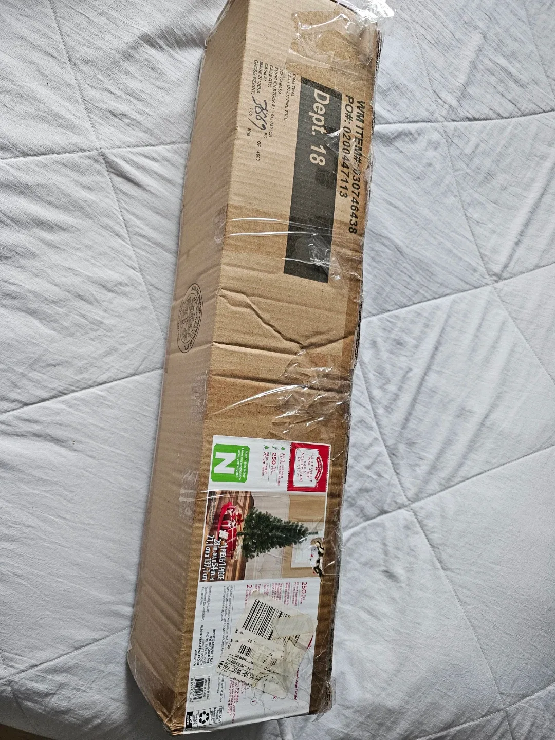 Holiday Time 4.5-ft Unlit Pine Tree - NEW