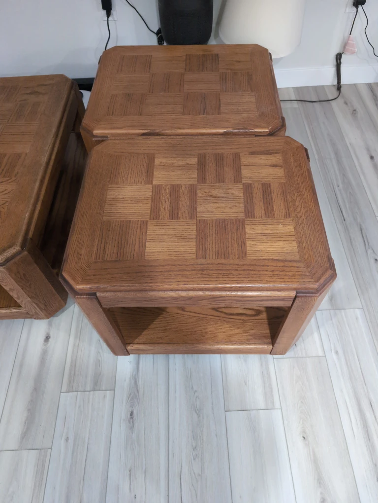 Wooden Coffee Table with Shelf - photo 2
