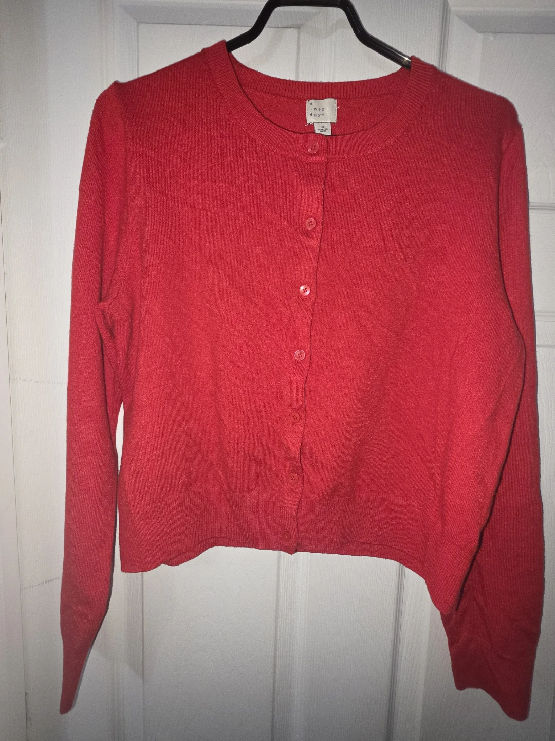 A New Day Red Cardigan -