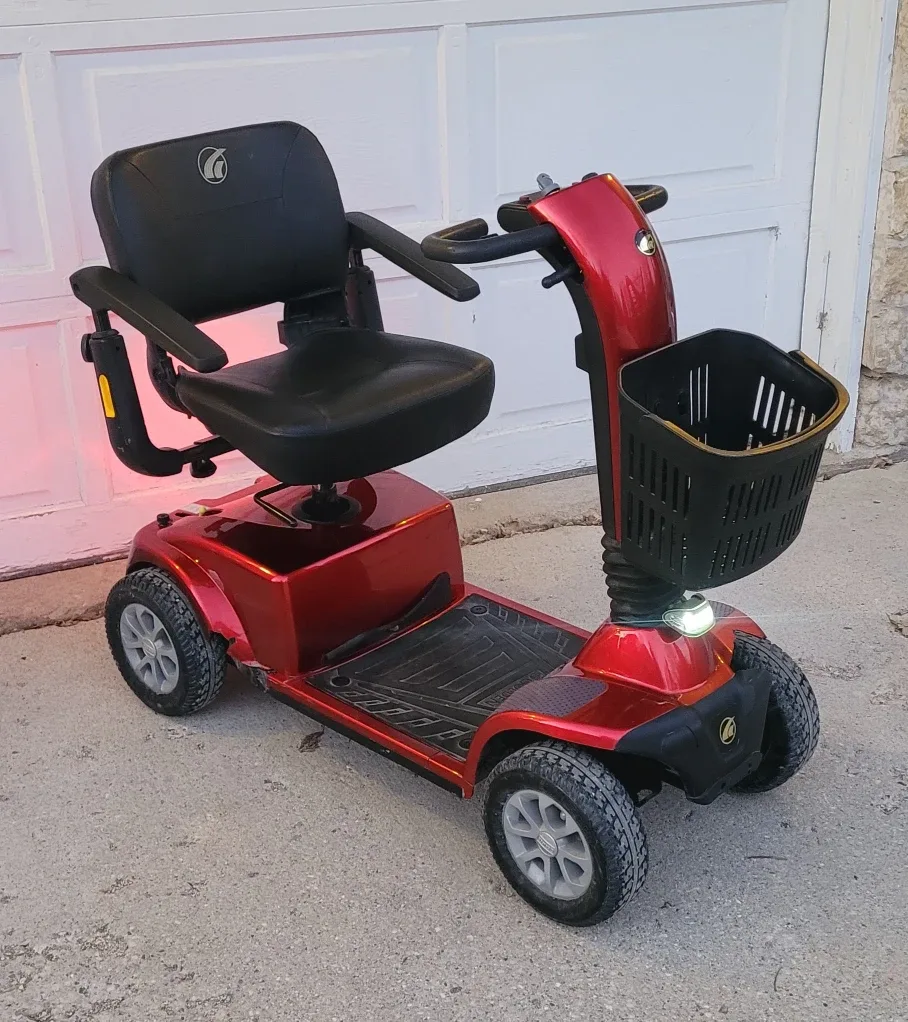 Golden Electric Scooter