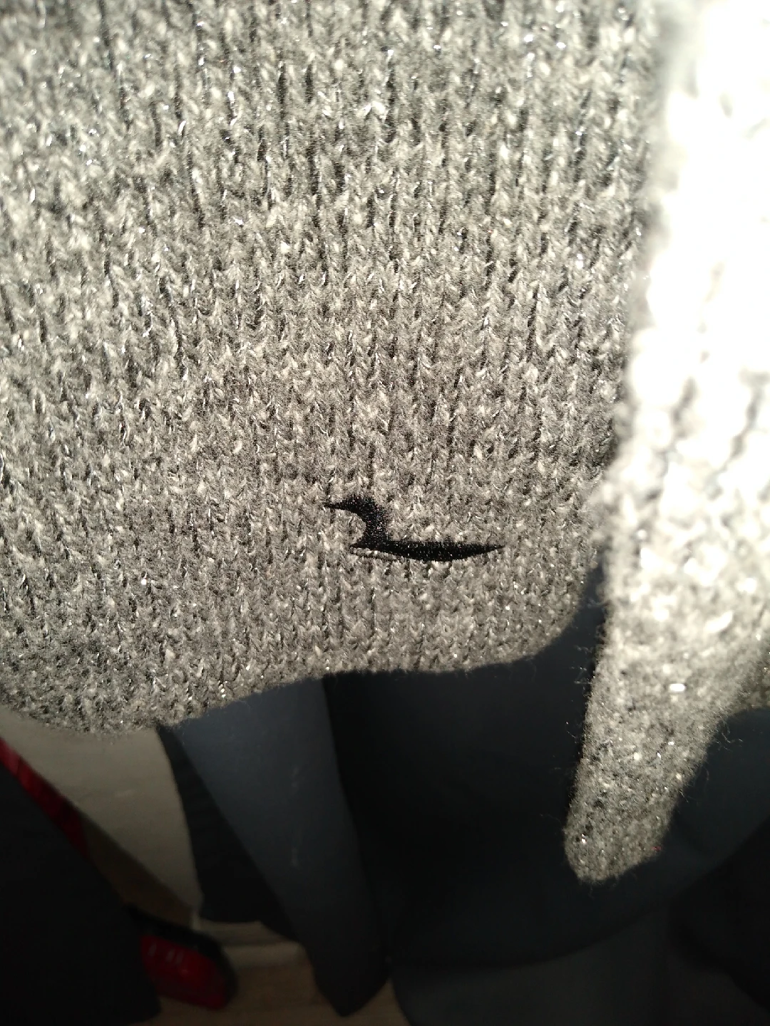 Hollister Grey Patterned Zip Sweater - photo 2