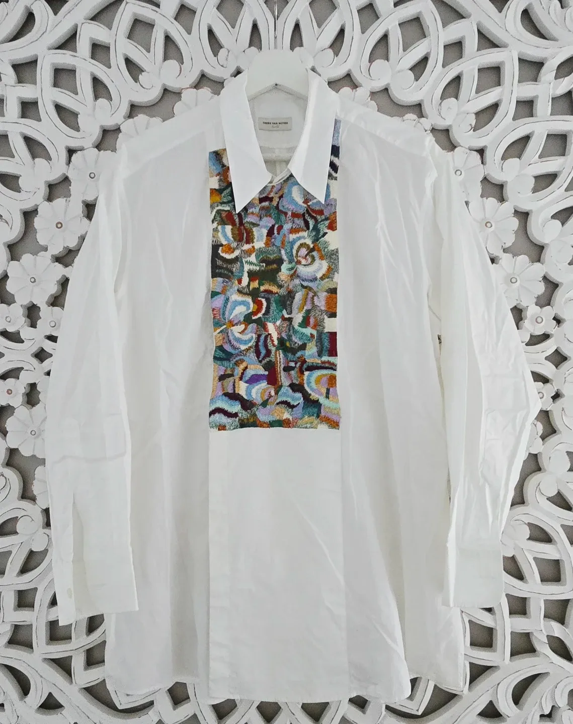 Dries Van Noten Embroidered Shirt Size 52