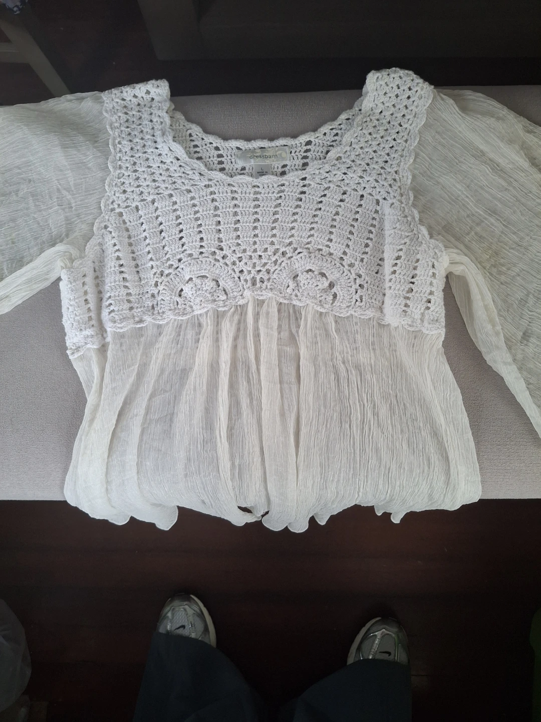 Dressbarn Crochet Top - Size L